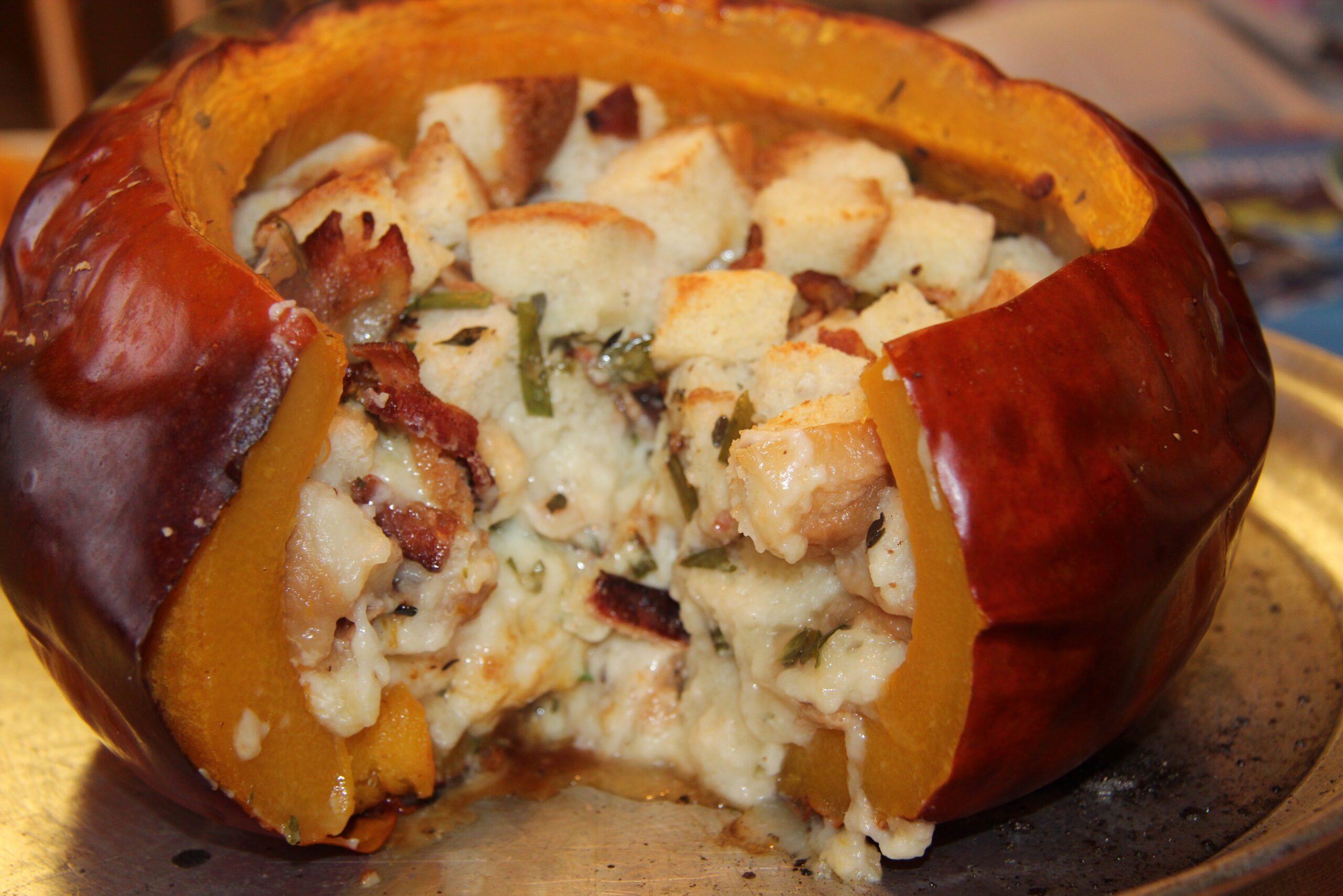 Featured image for “Pumpkin Stuffed with Everything Good”