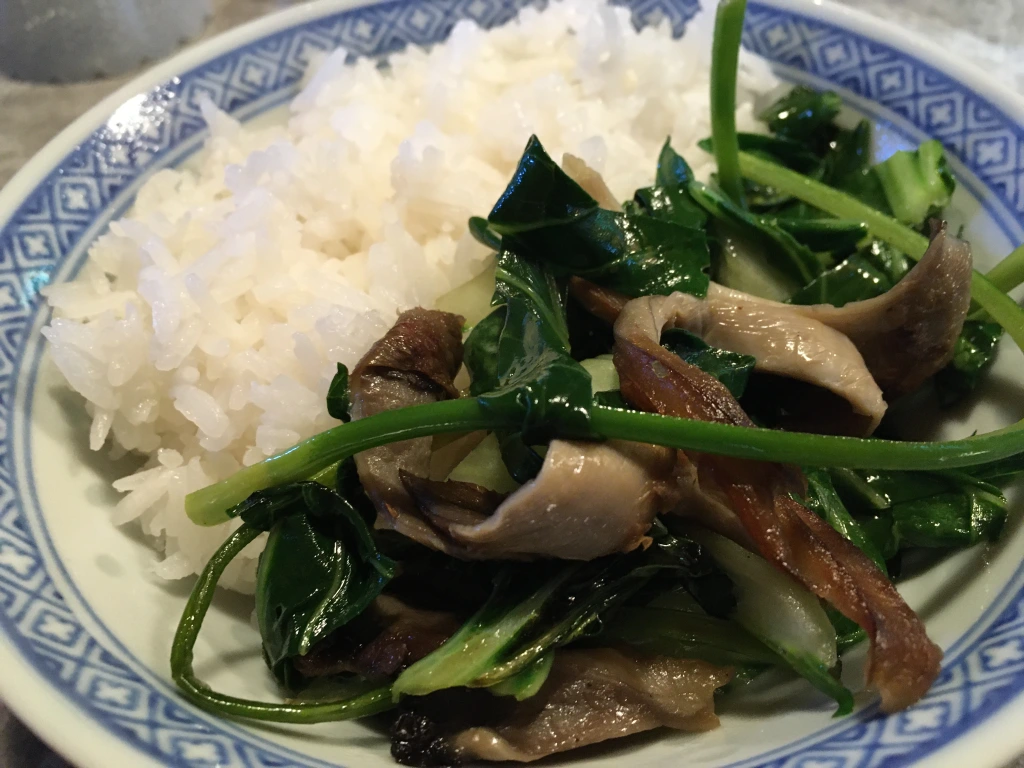 Featured image for “Bok Choy and Mushroom Stir fry”