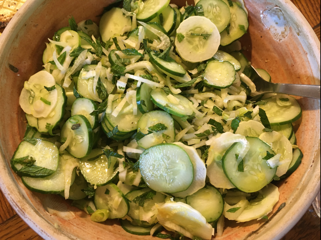 Featured image for “Fennel, Cucumber and Mint Salad”