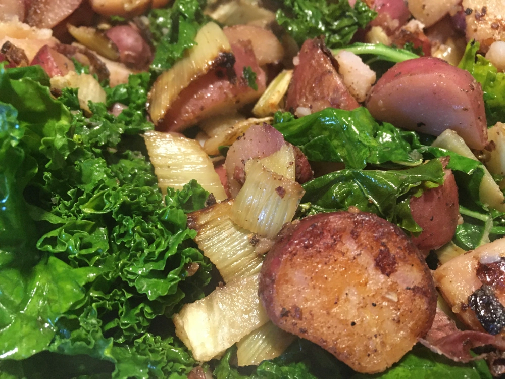 Featured image for “Kale, Potato and Fennel Hash”